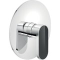 Змішувач для душу Nobili Dress, chrome and polished carbon (DS106108C21) Для душа Хром-чорний