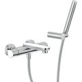 Змішувач для ванни Nobili Dress, inox T. E. A.+ and FENIX NTM® bianco kos (DS106110TBK) Для ванни Нержавіюча сталь/білий