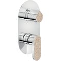 Змішувач для душу на 2 виходи Nobili Dress, chrome and vanilla wood (WE81102 / DSC10) Для душа Хром-ванильный