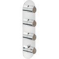 Термостатический смеситель для душа на 3 выхода Nobili Dress, chrome and tobacco wood (DS106103C12) Для душа Хром-коричневый