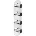 Термостатический смеситель для душа на 4 выхода Nobili Dress, chrome and volcanic gray (DS106104C08) Для душа Хром-темно-серый