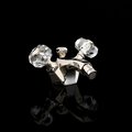 Смеситель для биде на 1 отверстие Devon&Devon Gemstone, никель блестящий (EXC-GM110NK) Для биде Никель блестящий