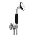 Лейка с гибким шлангом Devon&Devon Black Dandy, хром (UTCI220CRBL) Душевые наборы Хром