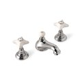 Змішувач для біде на 3 отвори Devon &amp; Devon White Rose, хром( UTWR712CR) Для біде Хром
