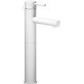 Высокий смеситель для раковины Nobili Live, polar white (LV00428/2WM) Для раковины Белый матовый