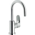 Высокий смеситель для раковины с поворотным изливом Nobili Yoyo, chrome (YO126338/2CR) Для раковины Хром