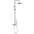 Душевая система с телескопической штангой Nobili Acquerelli, inox (AQ93130/50IX) Душевые стойки Нерж. сталь