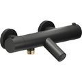 Термостатический смеситель для ванны Nobili Live, velvet black (LV00010/1BM) Для ванны Черный матовый