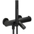 Термостатический смеситель для ванны Nobili Live, velvet black (LV00010/2BM) Для ванны Черный матовый