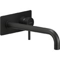 Смеситель для раковины настенный, длина излива 250 мм Nobili Live, velvet black (LV00198/2BM) Для раковины Черный матовый