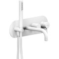 Змішувач для ванни на 2 виходи Nobili Live, polar white (WEBK110/90TWM) Для ванни Білий матовий