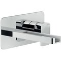 Настенный смеситель для раковины с каскадным изливом Nobili Loop, chrome (LPC90198CR) Для раковины Хром