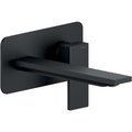 Настенный смеситель для раковины с длинным изливом Nobili Seven, velvet black (SE124198/1BM) Для раковины Черный матовый