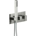 Смеситель для душа Nobili Ray, inox (WESK100/QIX) Для ванны, Для душа Нерж. сталь
