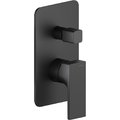 Смеситель для душа на 2 положения Nobili Seven, velvet black (SE124100/EBM) Для душа Черный матовый