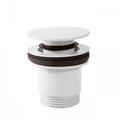 Донный клапан Tres Exclusive Clic-Clac, белый (24284001BL) Push-open Для раковин 