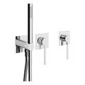 Смеситель для ванны скрытого монтажа Treemme Time-Time out, хром (RWIT51D9CCTM) Для ванны, Для душа Хром