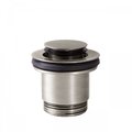 Донный клапан Tres Exclusive Clic-Clac, сталь (24284002AC) Push-open Для раковин 