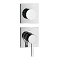 Смеситель скрытого монтажа на 2 выхода Treemme Time-Time out, хром (RWIT51C2CC02) Для ванны, Для душа Хром