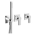 Смеситель для ванны скрытого монтажа Treemme Xero, хром (RWIT62D9CC01) Для ванны, Для душа Хром