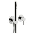 Смеситель для ванны скрытого монтажа Treemme X-change mono, хром (RWIT58D4CC01) Для ванны, Для душа Хром