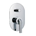 Смеситель скрытого монтажа с переключателем Treemme Pao Spa e Joy, хром (RWIT69B1CC01) Для ванны, Для душа Хром