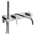 Смеситель для ванны скрытого монтажа Treemme X-change mono, хром (RWIT75D7CC01) Для ванны, Для душа Хром