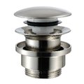 Донний клапан Treemme 5mm, нержавіюча сталь (ITRTSA117IS) Push-open Для раковин 