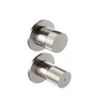 Смеситель для ванны настенный на 3 выхода Treemme 22mm, нержавеющая сталь (RWIT11C3IS01) Для ванны, Для душа Нержавеющая сталь