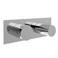 Смеситель для ванны настенный на 2 выхода Treemme 3.6, нержавеющая сталь (RWIT9AE2IS02) Для ванны, Для душа Нержавеющая сталь