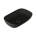 Керамічна раковина 60 * 38 см Globo T-Edge, чорний (B6R60AR) На стільницю, На тумбу 