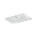 Умывальник с полочкой 750 мм Geberit iCon Light, белый (501.839.00.1) На столешницу, Подвесные 