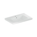 Умывальник с полочкой 900 мм Geberit iCon Light, белый (501.840.00.1) На стільницю, Підвісні 