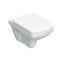 Унитаз подвесной безободковый, Rimfree, с крышкой Geberit Selnova Square, белый (501.961.00.1) Подвесные 