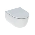Унитаз подвесной безободковый с крышкой и сиденьем Soft-Close Geberit iCon, белый (500.784.01.1) Подвесные 
