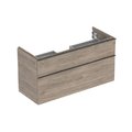 Тумба підвісна 1184 мм з 2-ма ящиками Geberit iCon, Горіх темний (502.306.JR.1) Geberit Тумби
