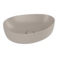 Раковина накладна асиметрична 51х40 см Villeroy &amp; Boch Antao, Almond (4A7351AM) На стільницю 
