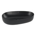 Раковина накладная ассиметричная 65х40 см Villeroy&Boch Antao, Pure Black (4A7465R7) На столешницу Асимметричные