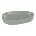Раковина накладна асиметрична 65х40 см Villeroy &amp; Boch Antao, Morning Green (4A7465R8) На стільницю 