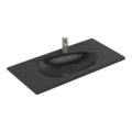 Раковина вбудована 100х50 Villeroy &amp; Boch Antao, Pure Black (4A76A2R7) Вбудовувані зверху 