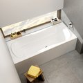 Ванна пристенная из литого акрила Ravak Campanula II 170х75 см, белый (CA21000000) Ravak Прямоугольные