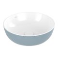 Раковина накладная 43х43 Villeroy&Boch Artis, Frozen (417943BCS6) На столешницу Круглые
