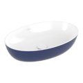 Раковина накладная 61х41 Villeroy&Boch Artis, Deep Ocean (419861BCS4) На столешницу Овальные