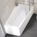 Ванна з литого акрилу Ravak 10 ° R 170х100 см, білий (C821000000) Ravak Кутові асиметричні