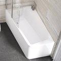 Ванна з литого акрилу Ravak 10° L 170х100 см, білий (C811000000) Ravak Кутові асиметричні