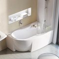 Ванна из литого акрила Ravak Rosa 95 R 160х95 см, белый (C581000000) Ravak Угловые асимметричные