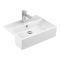 Раковина накладная 55х42 Villeroy&Boch Memento, White Alpin (41335501) На столешницу Прямоугольные