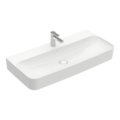 Раковина подвесная 100х47 Villeroy&Boch Finion, White Alpin (4168ABR1) На столешницу, Подвесные Прямоугольные