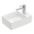 Раковина подвесная 40х26 Villeroy&Boch Memento 2.0, White Alpin CeramicPlus (432340R1) Подвесные Прямоугольные