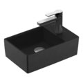 Раковина подвесная 40х26 Villeroy&Boch Memento 2.0, Ebony (43234GS5) На столешницу, Подвесные Прямоугольные
